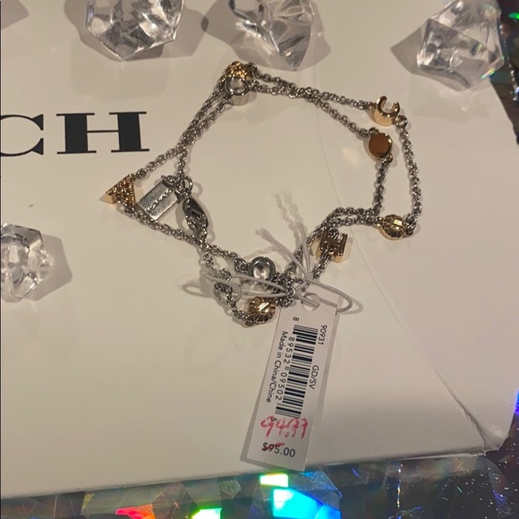 Never Used Coach New York Double Wrap Bracelet - Picture 3 of 6